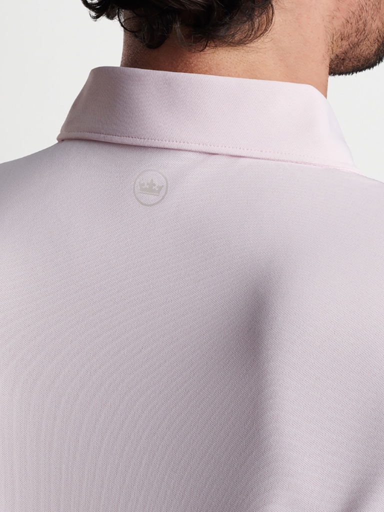 Peter Millar Crown Crafted Men's Xl Misty Rose Soul Performance Mesh Polo $105